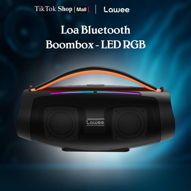    LAWEE VIDEO   Loa Bluetooth LAWEE X230 LED RGB Bass Mạnh  –  Loa Di Động Cầm Tay Cho Picnic Dã Ngoại & Tiệc Tùng K78 
