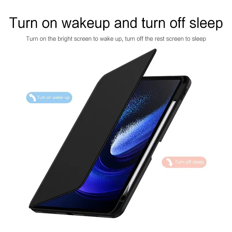 Casing Xiaomi Mi Pad 6 MiPad 6 Pro 11 Inch 2023 Case 360 Rotating Acrylic Crystal With Slot Pen Holder 5