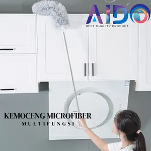 AIDO Kemoceng Fleksibel 280cm Microfiber 2in1 Stick & Gagang Tangan Panjang 2,8 Meter Alat Pembersih Rumah Fleksibel 4328