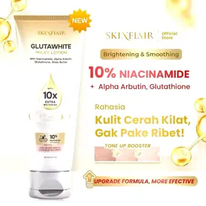 SKINFLAIR WHITE GLOW PERFECT MASK GLUTA WHITE MILKY LOTION