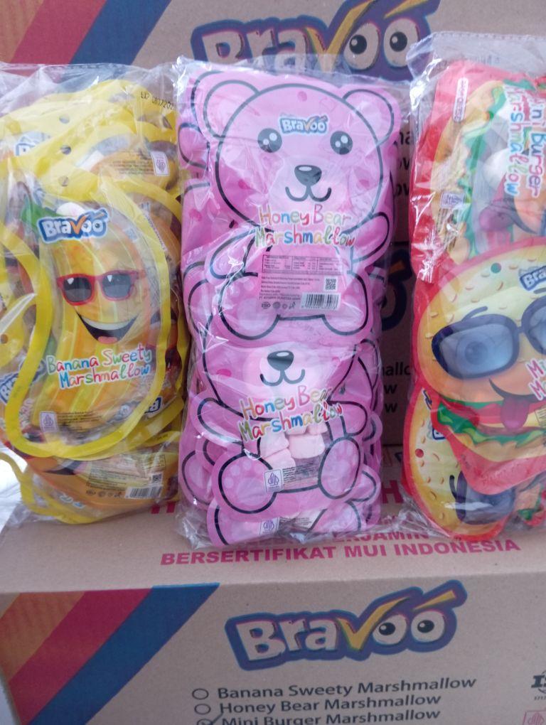 Product Introduction of Paket Marshmallow BRAVO isi 30 pcs Candy Snack 1