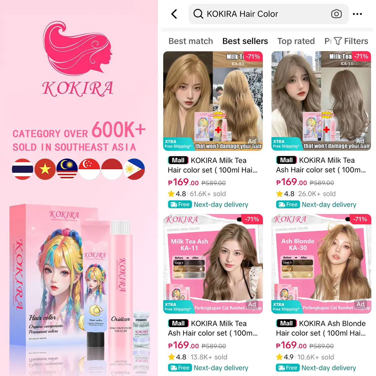 KOKIRA Blue Black hair color KA-88 cat rambut essential oil pewarna rambut tanpa bleaching warna natural dan perawatan KOKIRA Blue Black hair color KA-88 cat rambut essential oil pewarna rambut tanpa bleaching warna natural dan perawatan