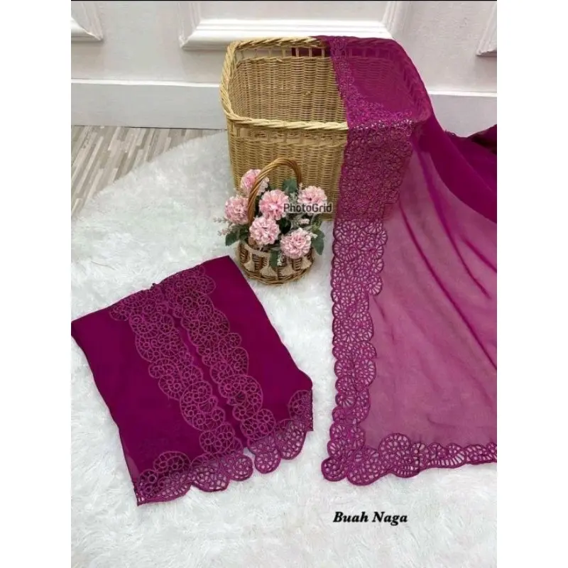 KAIN KEBAYA BORDIR || BAHAN KEBAYA BORDIR BALI 4