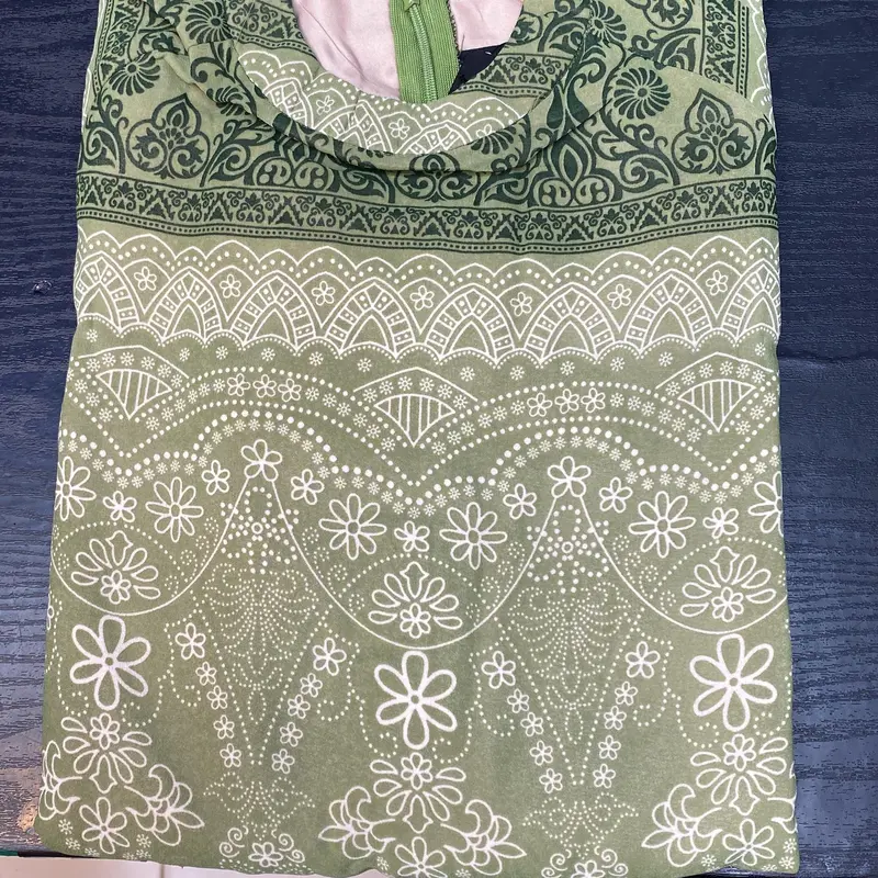 Gamis Set Hijab Motif Cuci Gudang Promosi Wanita Muslim Nyaman Dress Dewasa Lebaran 6