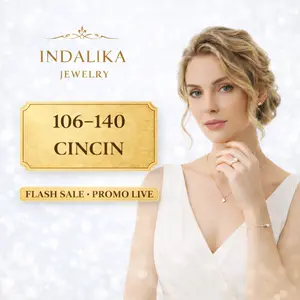 【COD】106-140 Indalika Jewelry – Cincin Wanita Simple Elegan Mewah, Sentuhan Aesthetic Timeless