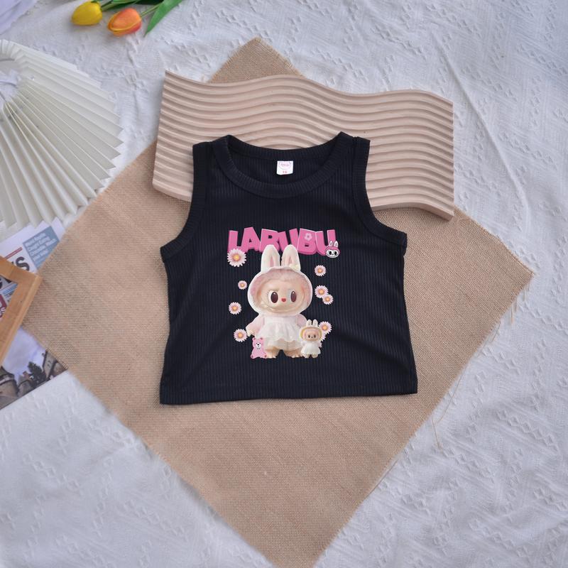 8-40kg Áo Sát Nách Ôm Body Bé Gái Vải Thun Tăm Cực Đẹp SAMKIDS Áo Bé Gái Mùa Hè có size Đại