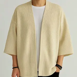 atasan blazer # cardigan # pria wanita #lengan 3/4 gaya Tokyo Jepang bahan snow rib Casual