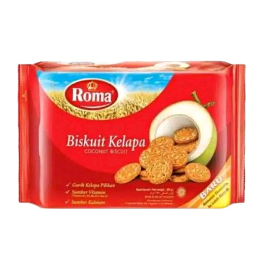 Biskuit Roma Kelapa 300gr - Produk Mayora, Gurih dan Terjaga Kualitasnya - Cookies, Food Camilan Snacks pilihan yang lebih sehat cokelat & camilan cokelat biscuit grosir snacklebaran