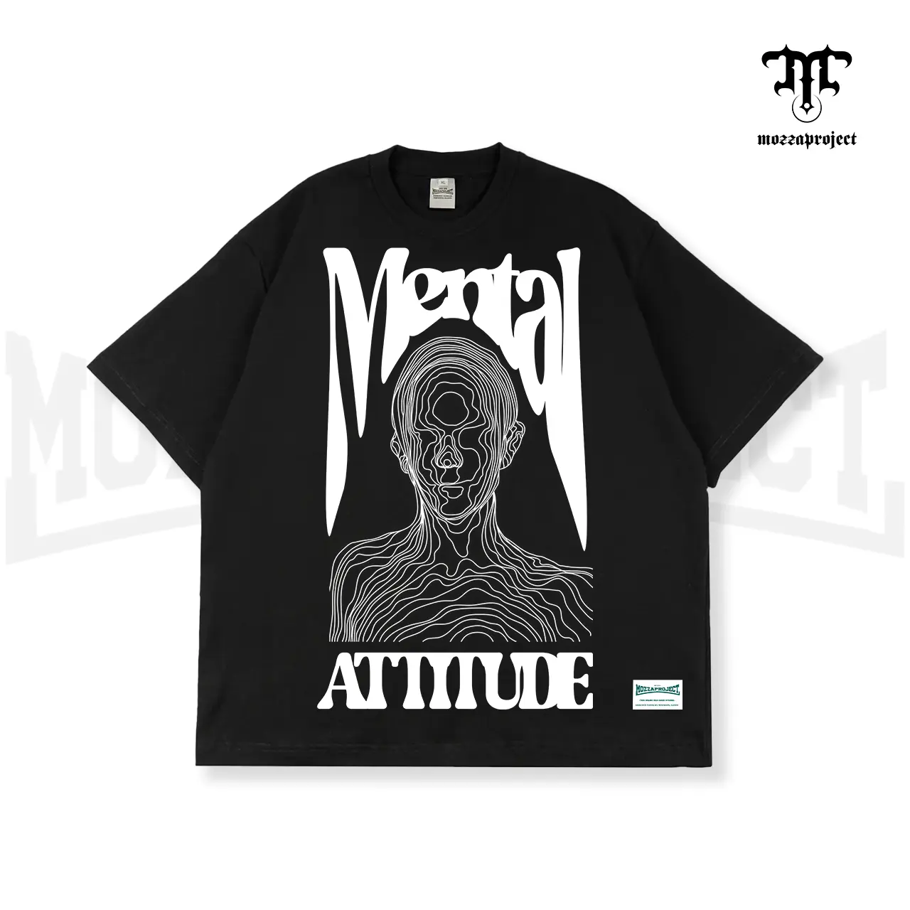 Mozza Project Oversize T-shirt Mental Attitude