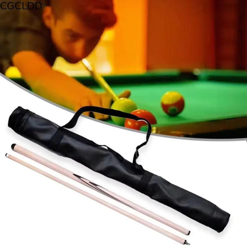 CGCLDD Di động Có thể gập lại Túi đựng gậy bi-a Giả da Cột 1/2 32in Hộp đựng bi-a Dây đeo vai Ống bọc cần câu Giải trí