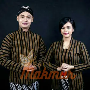Baju  Lurik Surjan PRIA dan Kutubaru WANITA Dewasa  Baju Tenun Lurik