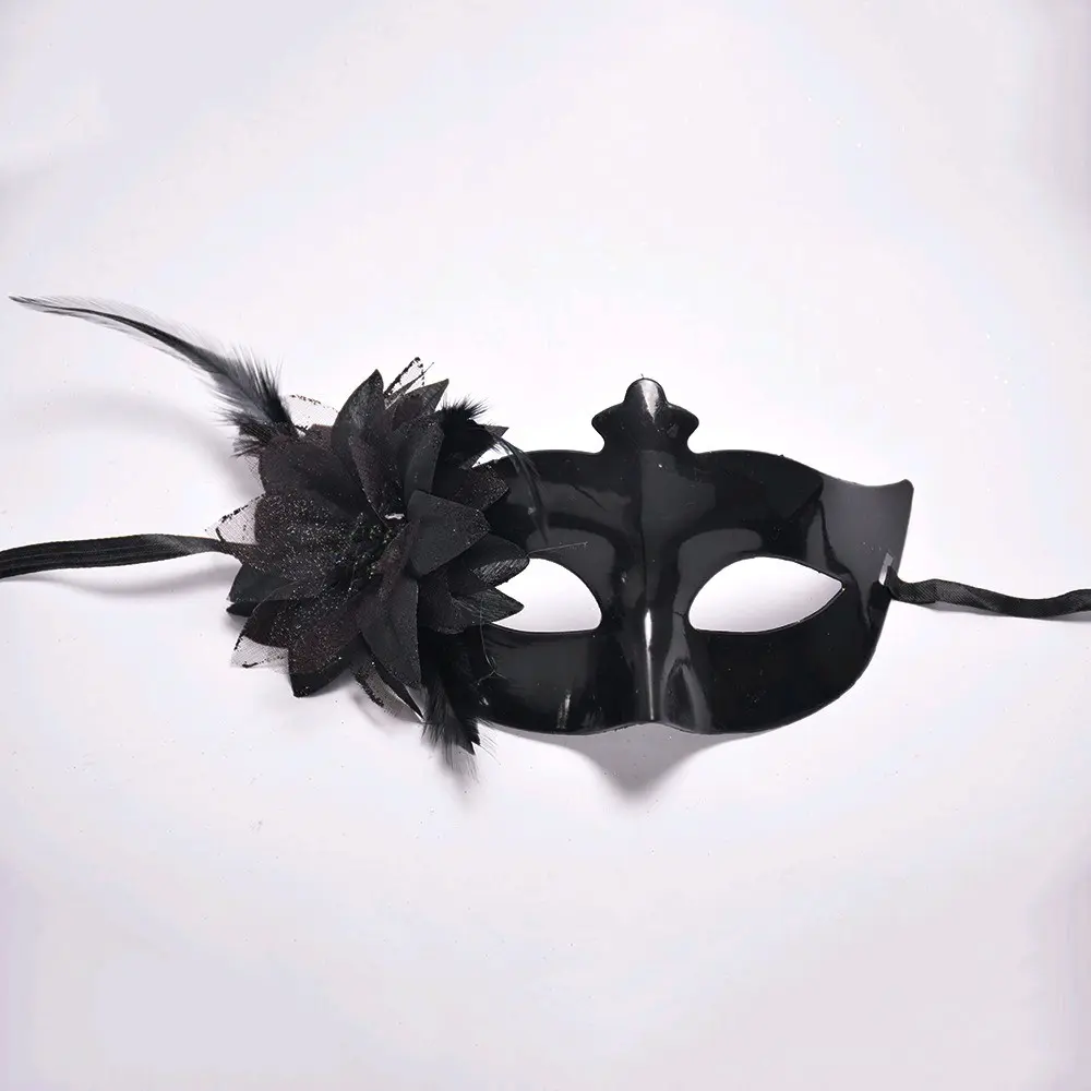 Topeng Wanita Bunga Glossy untuk Karnaval, Festival, dan Halloween Party