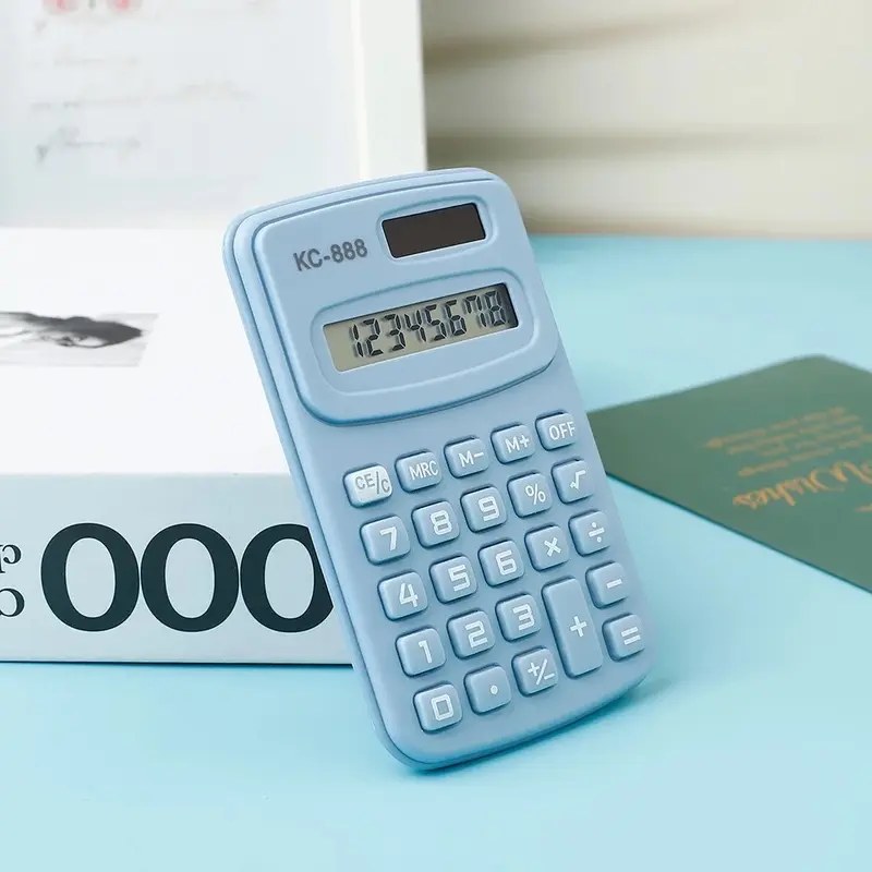 Kalkulator Saku Sekolah Kantor Mini Calculator 8 Digit KA-888C 6