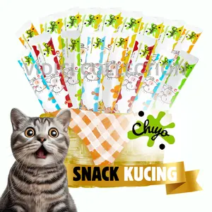 Snack Makanan Kucing Basah/ Cemilan Stick/ Pet Strip Kucing