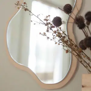 Aesthetic Mirror Bentuk Mushroom / Cermin Dinding Estetik Gantung / Perlengkapan Hiasan Kamar Ruangan / Dekorasi Pinterest / Cermin Irregular Lucu / Cermin Kamar Mandi / Wastafel Mirror / Cermin Lampu Led / Kado Ulang Tahun / Wedding Gift / Kalasatis Tbk