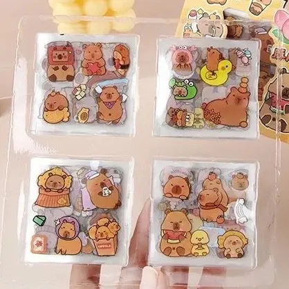 Stiker Capybara viral / Sticker capybara box isi 100pcs / stiker box kapibara / Stationery Paper 4