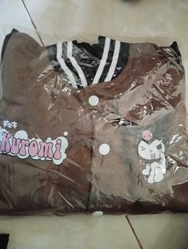 Product Review of Jaket Anak Perempuan KUROMI Varsity Model dengan Kancing Pengencang, Cocok untuk Musim Semua - 2-12 Tahun - Fashion, Pakaian from r**a 1