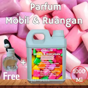 PARFUM CAR & ROOM REFIL PARFUM MOBIL BUBLEGUM 1 LITER FREE BOTOL APEL AROMA BEST SELLER