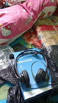 Product Review of Bonkyo Headphone stereo dengan mikrofon dan single jack 3.5mm Cocok untuk pembelajaran di kantor Bass Headset Subwoofer Earphone Handsfree Bluetooth from M**0 2