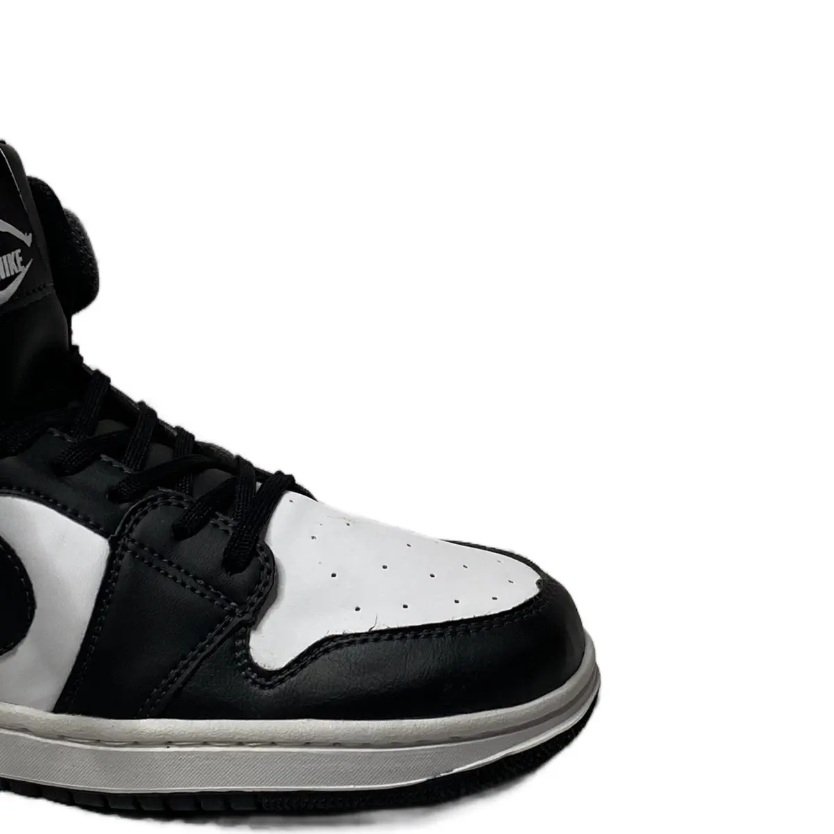 Sepatu Sneakers Casual keren NK JordN High Hitam putih