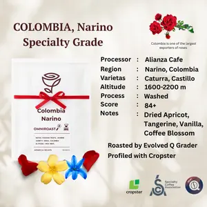 Colombia Narino - Single Origin Washed Arabica Specialty Coffee Alianza Cafe - Rosest Rosetery