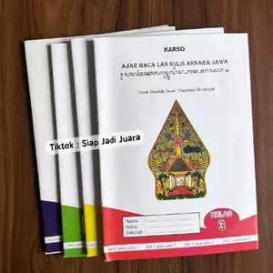 BUKU AKSARA JAWA MBAH SO dengan paugeran sriwedari (Dapat 4 Buku)