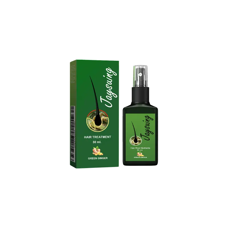 jaysuing ginger hair growth spray penumbuh rambut cepat serum penumbuh rambut botak hair tonic rambut rontok 30ml Kering Perawatan 5