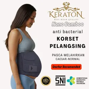 Keraton Korset Pelangsing Pasca Melahirkan Nano Bamboo Polyester Anti Bakteri Original SNI Doctor Recommended