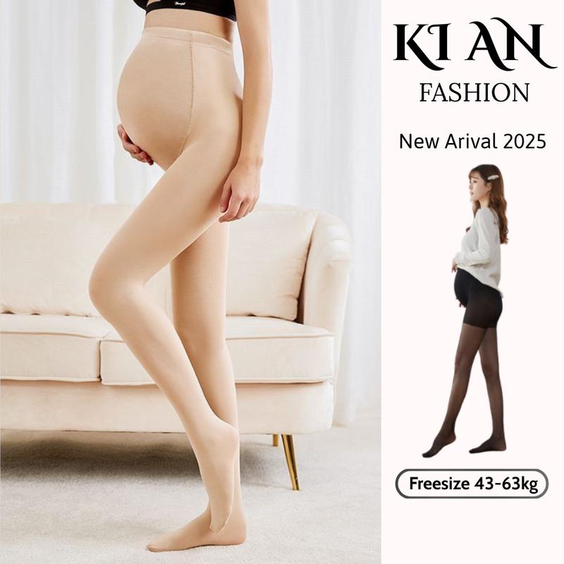  Quần Tất bầu dày vừa Ki An có chun chỉnh️ Quần bầu tất cao cấp chất siêu đẹp️ dầy dặn mềm mịn️2 loại bàn và gót Váy Bầu Đầm Bầu 