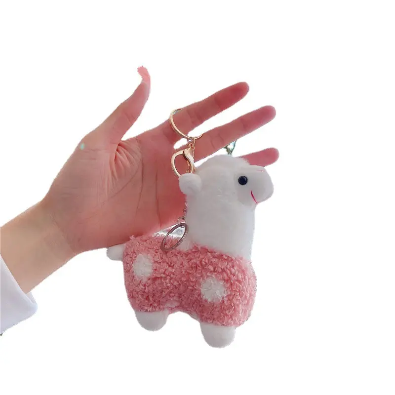 Đồ Chơi Nhồi Bông Búp Bê Alpaca, Mặt Dây Chuyền Nhỏ, Bán Buôn, Mặt Dây Chuyền Túi, Móc Chìa Khóa, Thích Hợp Làm Quà Tặng Hoạt Động 4