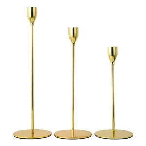 [COD] Holder Lilin Candle Romantic Dinner Decoration 3 PCS Tempat Lilin Estetik