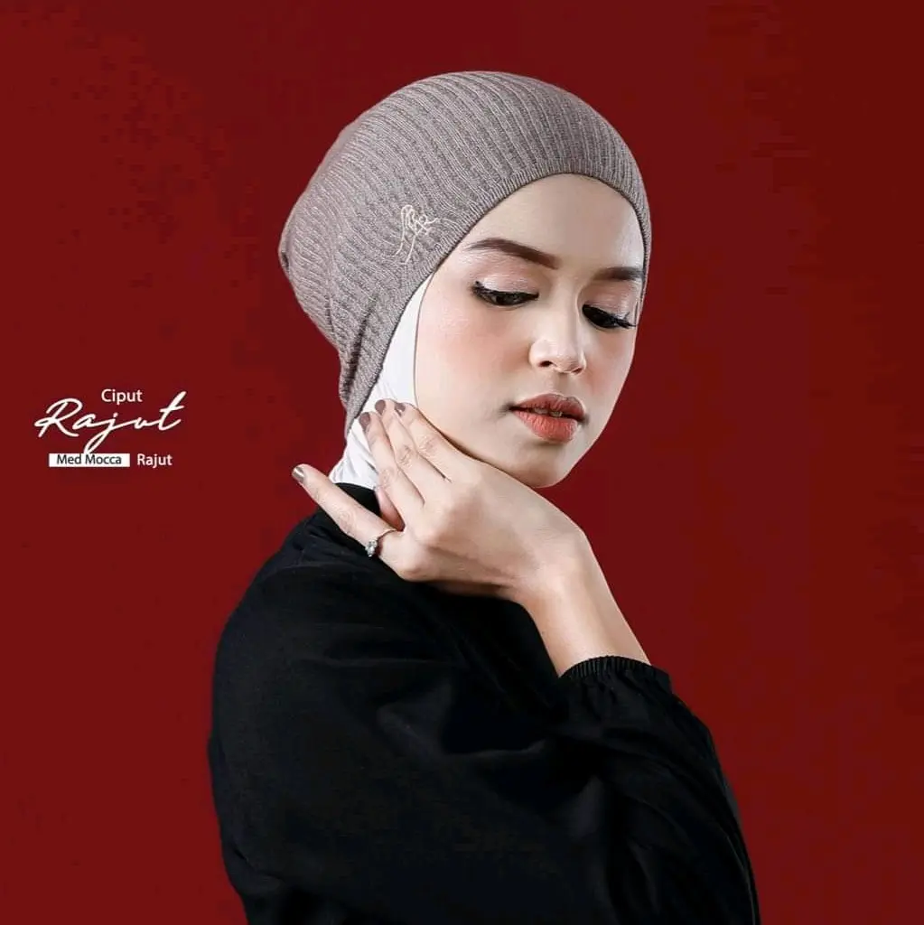 ciput rajut Ar Rafi//daleman hijab//fashion muslimah