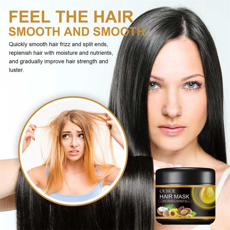 Product Introduction of 50g Collagen Hair Mask Repair Dry & Frizzy Hair Deep Moisturising & Smoothing Hair Treatment Hair Mask 22