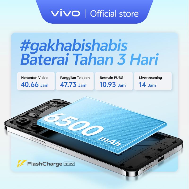 [NEW LAUNCH] vivo Y29 (8/128) - Design Marmer Eksklusif, 6500mAh Tahan 3 Hari, Tahan Banting Ekstrem, IP69 Tahan Air Ekstrem, AI Erase 2.0 + AI Circle to Search 2