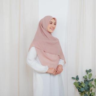 L HAURA SCARF HIJAB MALAY SYAR'I Empat Nyaman Oval Polycotton 5