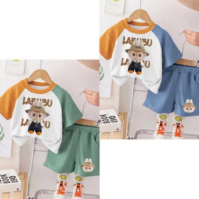 Setelan Anak Motif Labubu Top Fashion Terbaru Usia 1-6 Tahun - Brand Baru 2