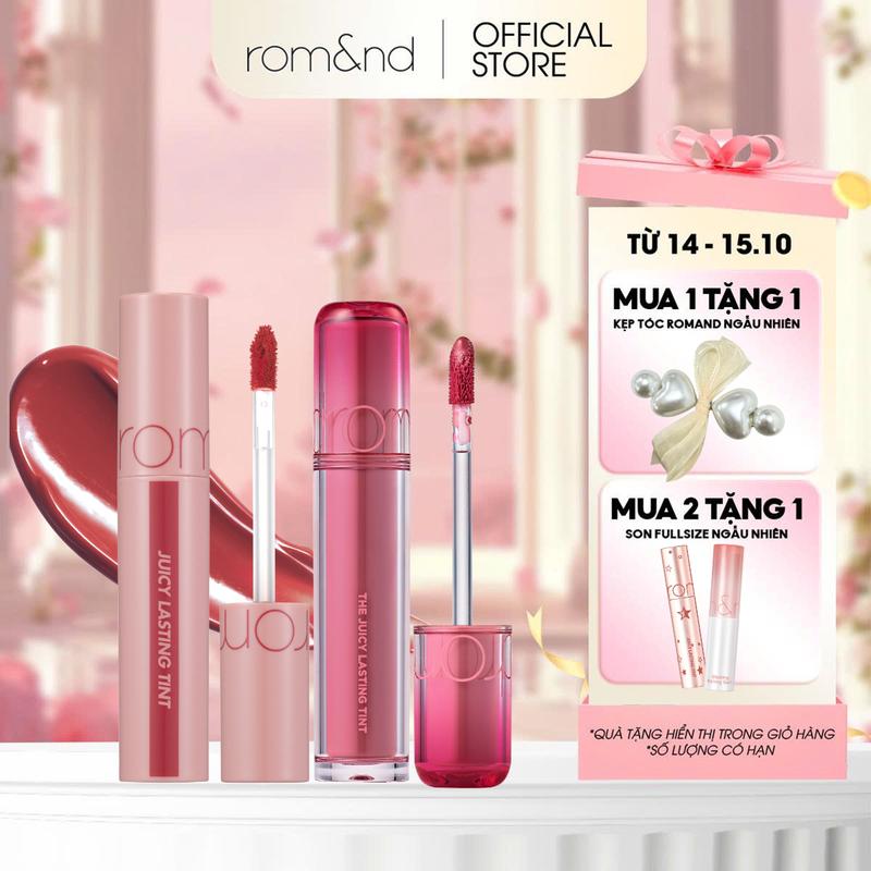 [Rom&nd] [Màu 1-39] Son Tint Lì Trang Điểm Hàn Quốc Romand The Juicy Lasting Tint Cosmetic Son Môi Mỹ Phẩm