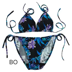Bikini ikat BI09 motif, Bra ada spon dan bisa dilepas pasang, bawahan segitiga