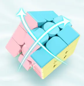 Cube 3x3 MoYu Meilong Stickerless macaron Original Cube Puzzle Card termurah