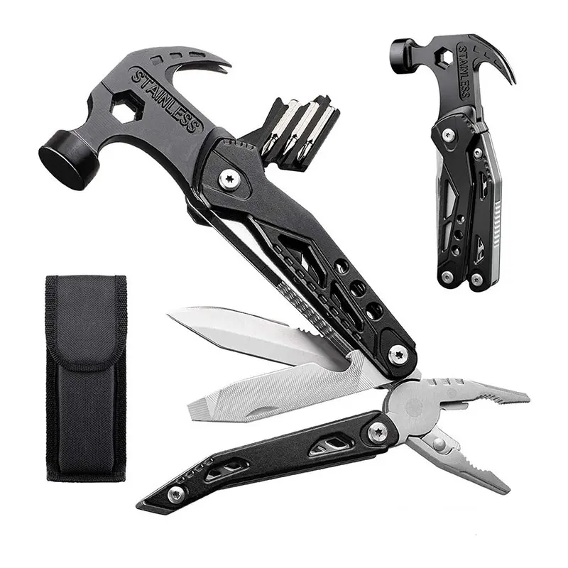 Palu Multifungsl/Palu Tang Lipat Multifunctional Axe Hammer Survival Tools/alat Multifungsi/palu Multifungsi/palu Tang Lipat/tang Lipat