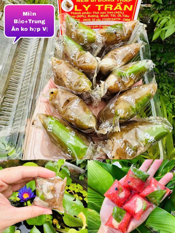 Combo 2 hộp tùy chọn Nem chua+ Nem bì thịt Đặc Sản Miền Tây NEM Lai Vung Đồng Tháp