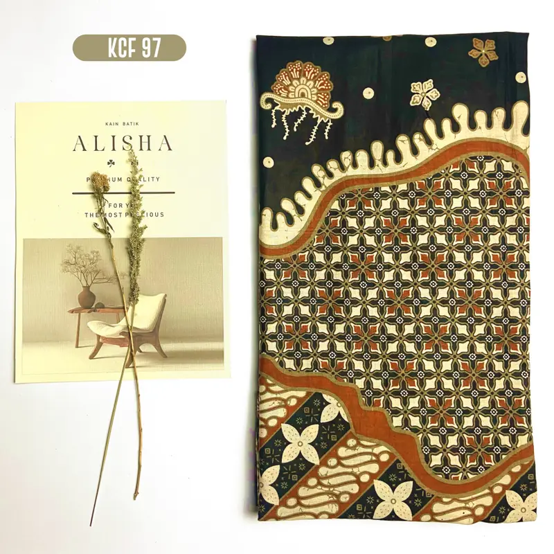 ALISHA KAIN BATIK ORIGINAL (MV) | KCF 90-112 | KAIN BATIK KATUN PRIMA | Kain Batik Premium | Kain Batik Pekalongan | Kain Batik Murah  | Ringan dan adem 1