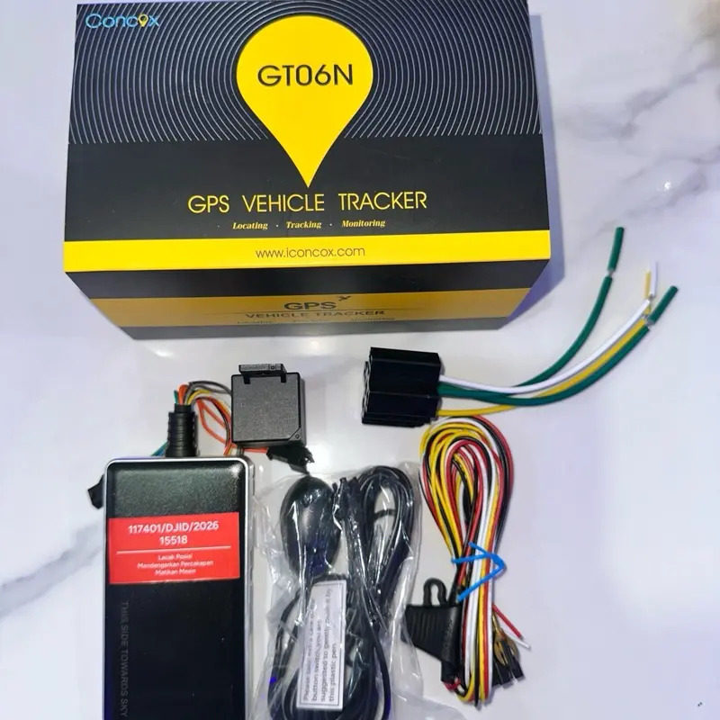 Iconcox GPS GT06N Vehicle Tracker dengan Fitur Locating Tracking dan Monitoring untuk Kendaraan Anda