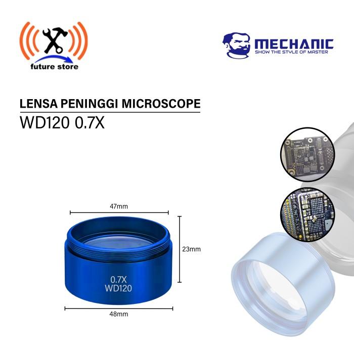 Gambar Mechanic MCN-0.5X / MCN-0.7X Lensa Peninggi Microscope Mikroscope Auxiliary Objects Lens Microscope Camera Lens For Trinocular Stereo Zoom Microscope Barlow Glass Lens Original - MCN-0.5X dari future store Kota Tangerang 4 Tokopedia