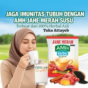 SUSU Jahe Merah Super AMH - Per Renteng 10 Sachet SUSU Madu Jahe Merah Murni Plus Kayu Manis Ginseng Habbatussauda Sambiloto Gula 1 Renceng isi 10 sachet @ 20 gram/sachet