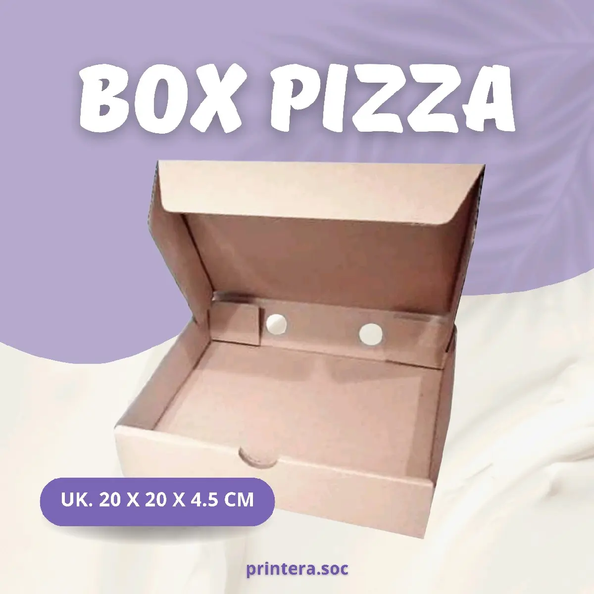 Box Pizza / Kardus Hampers Ukuran 20x20x4.5 CM