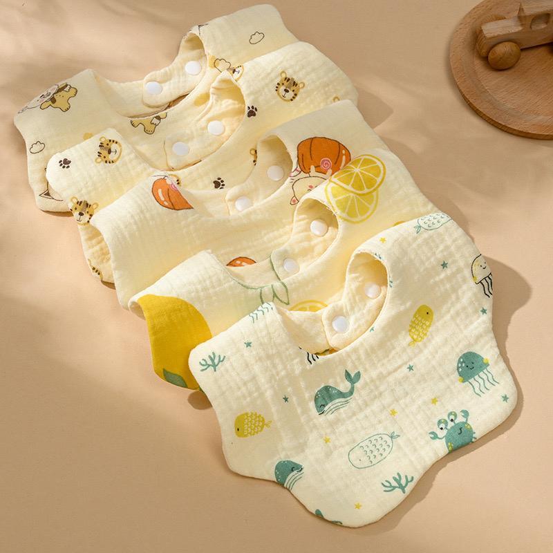 Lavelee Shop | Celemek Bayi Lingkaran 360 / Bib Slabber Bayi Besar Cotton / Tatakan Air Liur Anak / Celemek Makan Bahan Tebal Halus Lembut Premium Motif BB08 2
