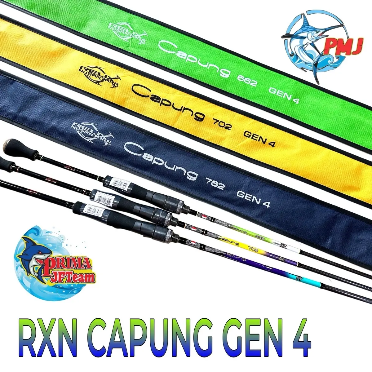 Joran relix nusantara capung ul 622 ,662, 702 , 732 dan 762 joran casting ring seaguide