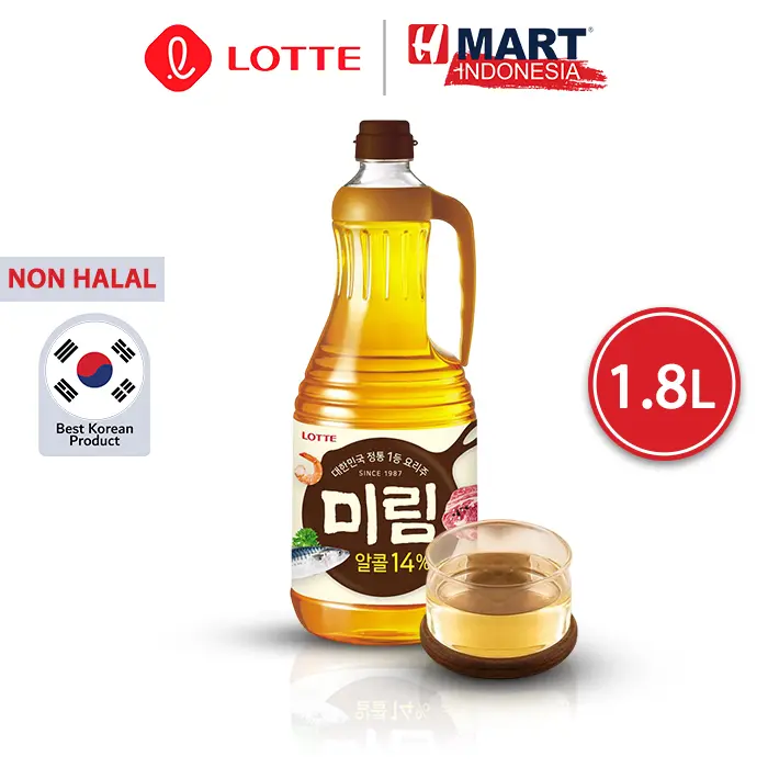 Lotte Cooking Wine Mirim - Bumbu Masak Asli Korea 1.8L