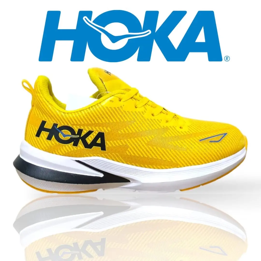 Sepatu Running olahraga Hoka Kuning pria&wanita